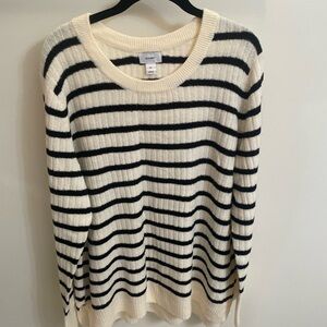 Striped Black and White Sweater